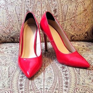 RedTop Patent Leather Stilleto Heels, Size 8